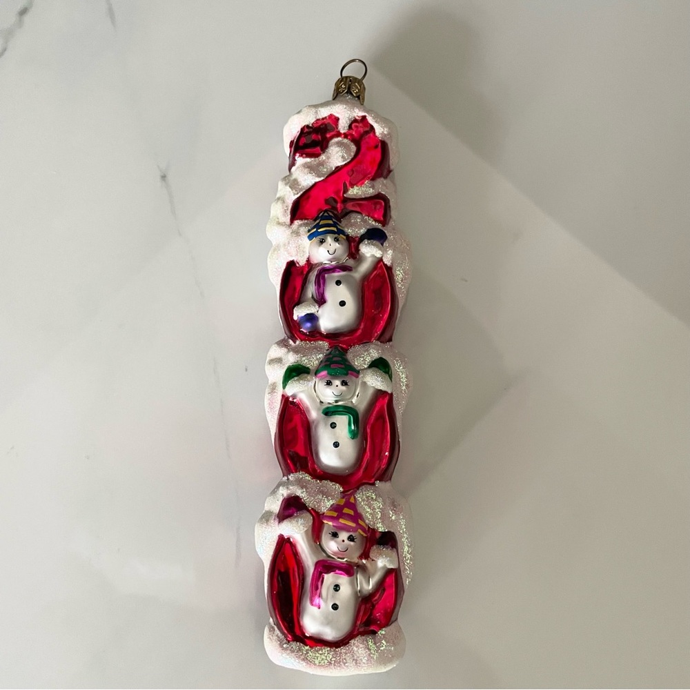 2000 Snowman Ornament by Christopher Radko